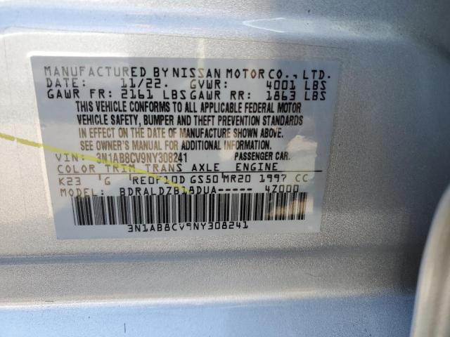 Photo 11 VIN: 3N1AB8CV9NY308241 - NISSAN SENTRA 