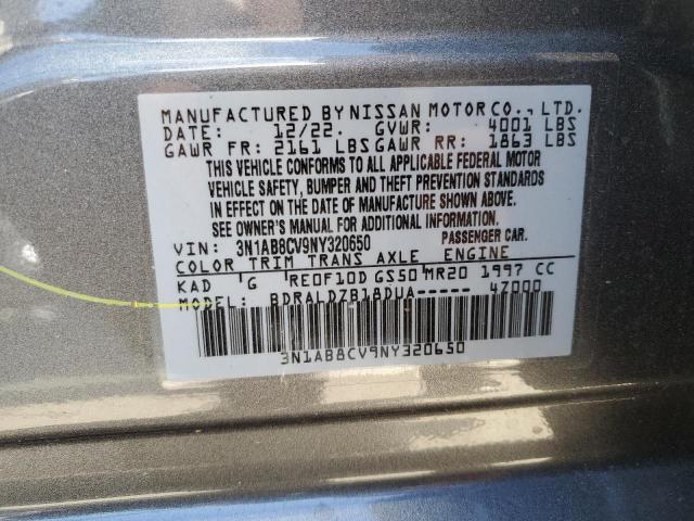 Photo 11 VIN: 3N1AB8CV9NY320650 - NISSAN SENTRA SV 