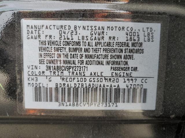 Photo 11 VIN: 3N1AB8CV9PY273171 - NISSAN SENTRA SV 