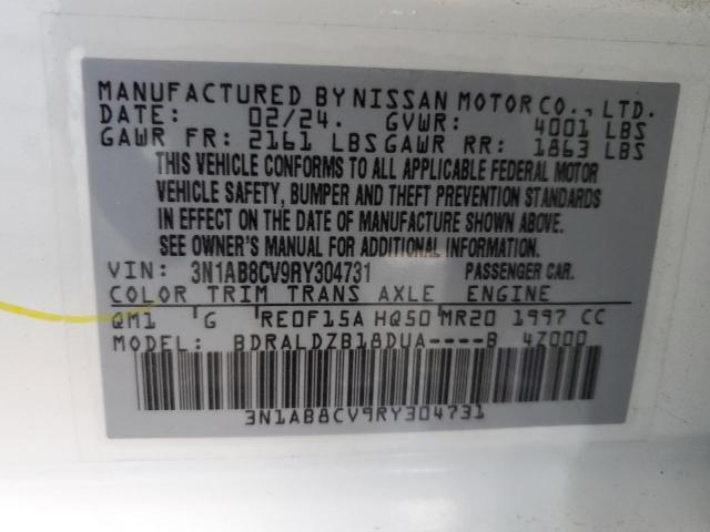 Photo 12 VIN: 3N1AB8CV9RY304731 - NISSAN SENTRA 