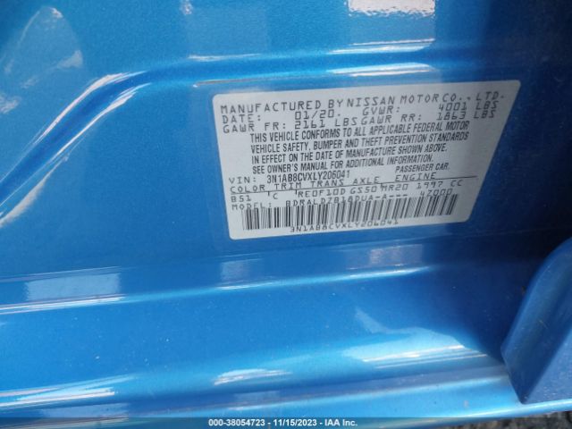 Photo 8 VIN: 3N1AB8CVXLY206041 - NISSAN SENTRA 