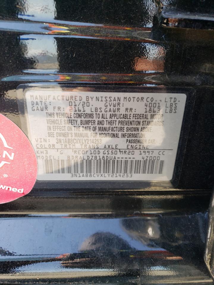 Photo 11 VIN: 3N1AB8CVXLY214253 - NISSAN SENTRA 