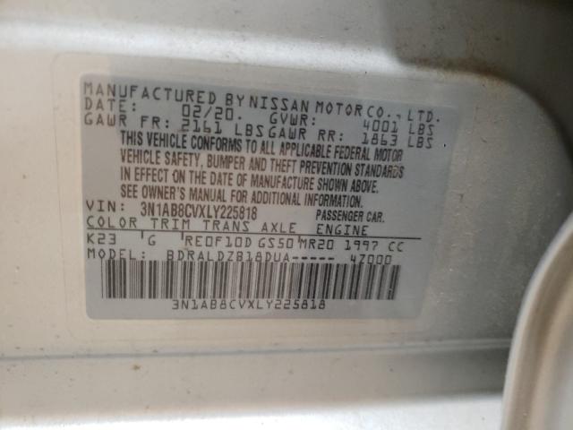 Photo 9 VIN: 3N1AB8CVXLY225818 - NISSAN SENTRA SV 