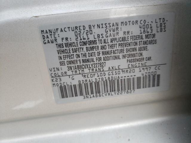 Photo 11 VIN: 3N1AB8CVXLY227827 - NISSAN SENTRA SV 