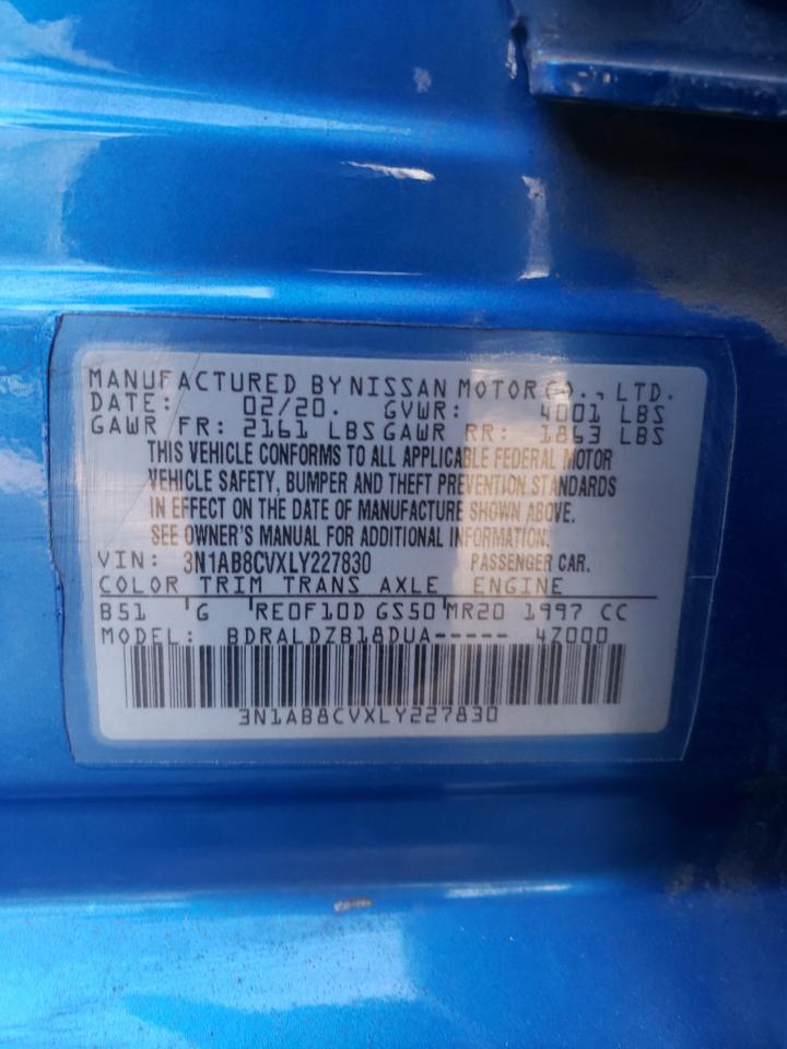 Photo 11 VIN: 3N1AB8CVXLY227830 - NISSAN SENTRA 