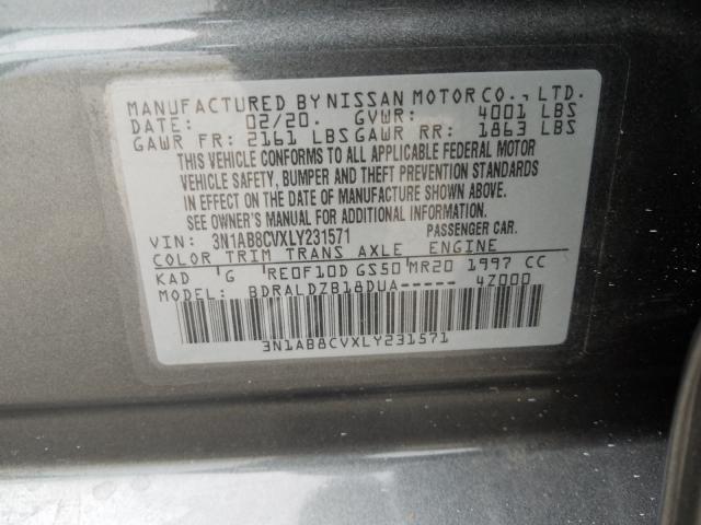 Photo 9 VIN: 3N1AB8CVXLY231571 - NISSAN SENTRA SV 