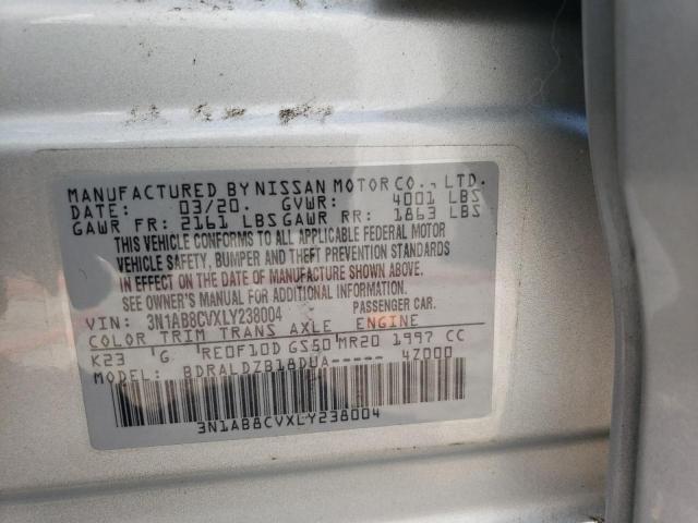 Photo 11 VIN: 3N1AB8CVXLY238004 - NISSAN SENTRA SV 