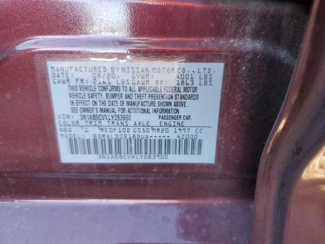 Photo 11 VIN: 3N1AB8CVXLY283900 - NISSAN SENTRA SV 