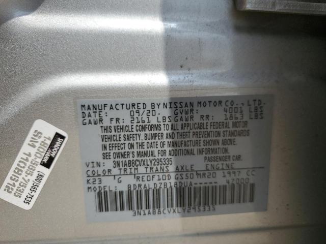 Photo 11 VIN: 3N1AB8CVXLY295335 - NISSAN SENTRA SV 