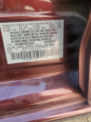 Photo 12 VIN: 3N1AB8CVXMY222435 - NISSAN SENTRA SV 