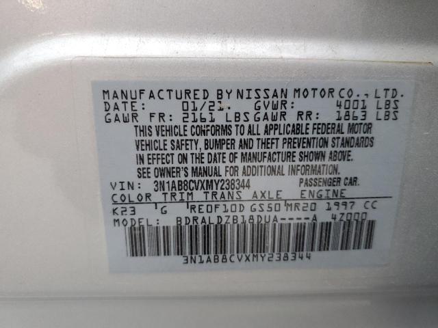 Photo 9 VIN: 3N1AB8CVXMY238344 - NISSAN SENTRA SV 