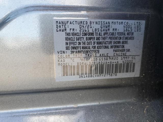 Photo 11 VIN: 3N1AB8CVXMY279878 - NISSAN SENTRA SV 