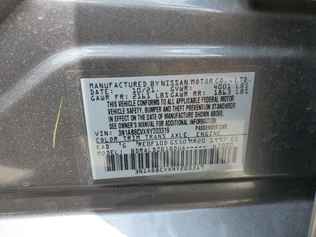 Photo 11 VIN: 3N1AB8CVXNY203319 - NISSAN SENTRA SV 