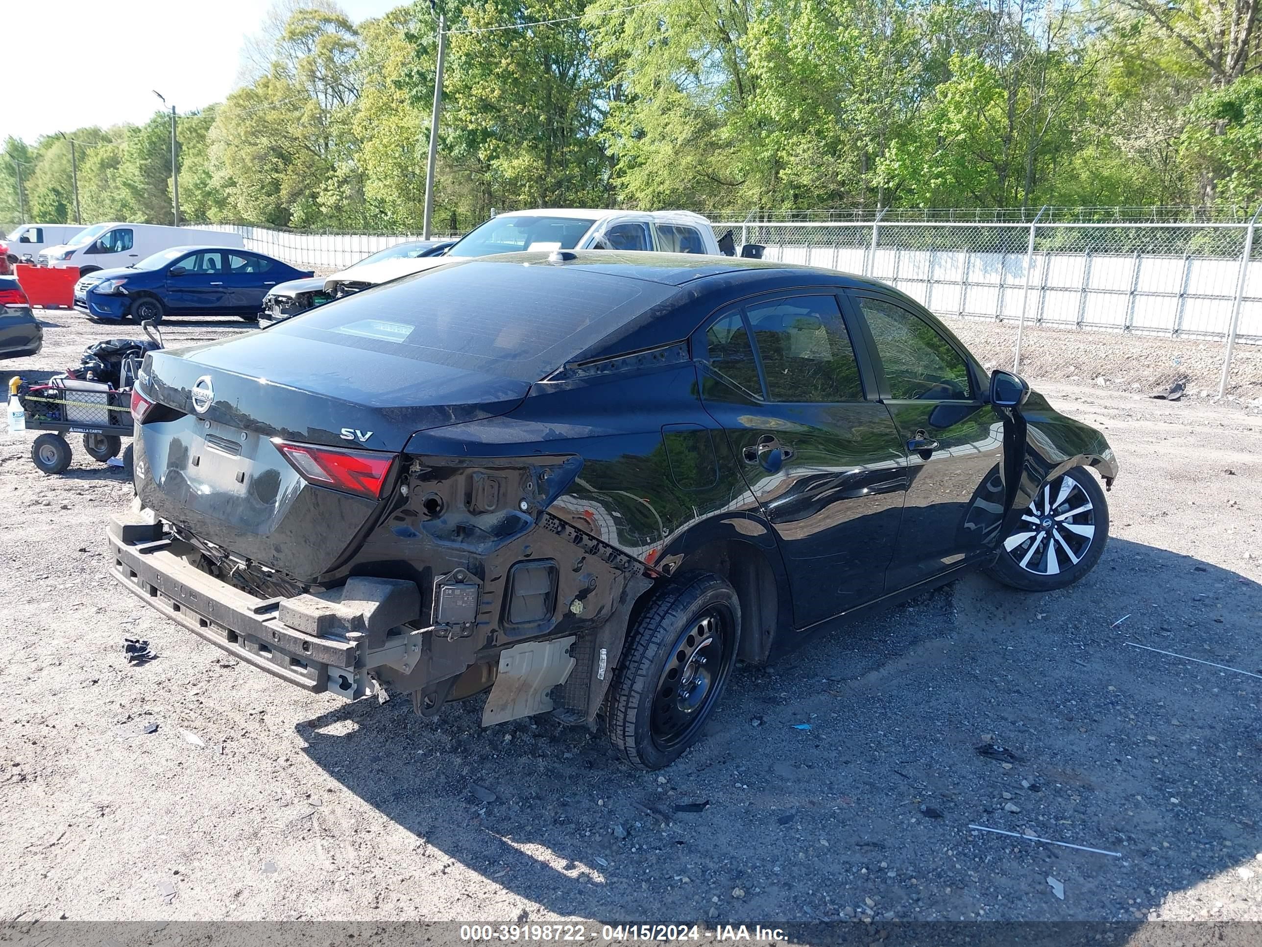 Photo 3 VIN: 3N1AB8CVXNY229371 - NISSAN SENTRA 