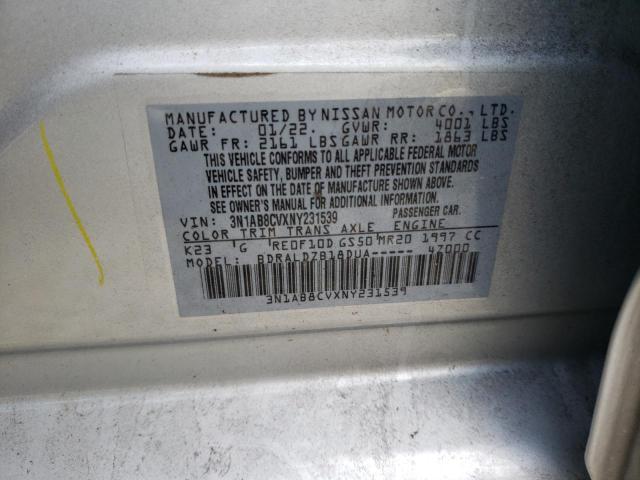 Photo 11 VIN: 3N1AB8CVXNY231539 - NISSAN SENTRA 