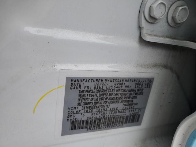 Photo 11 VIN: 3N1AB8CVXNY247143 - NISSAN SENTRA 