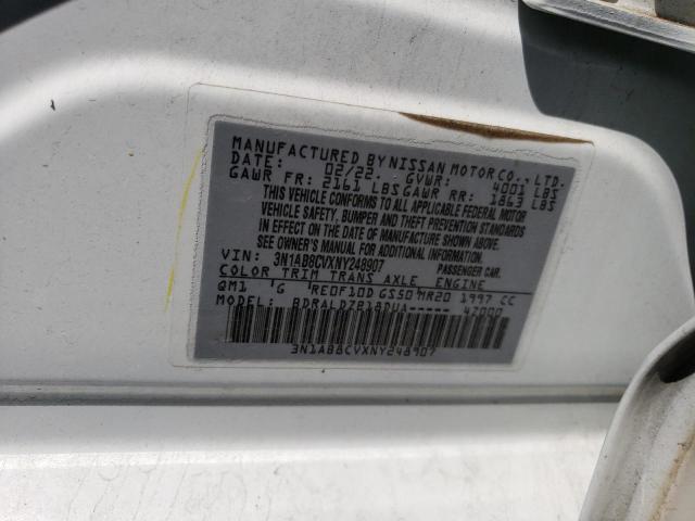 Photo 11 VIN: 3N1AB8CVXNY248907 - NISSAN SENTRA SV 