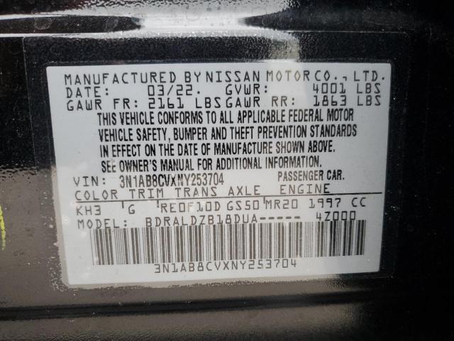 Photo 11 VIN: 3N1AB8CVXNY253704 - NISSAN SENTRA SV 