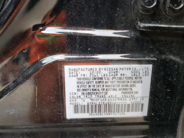 Photo 11 VIN: 3N1AB8CVXNY317126 - NISSAN SENTRA 