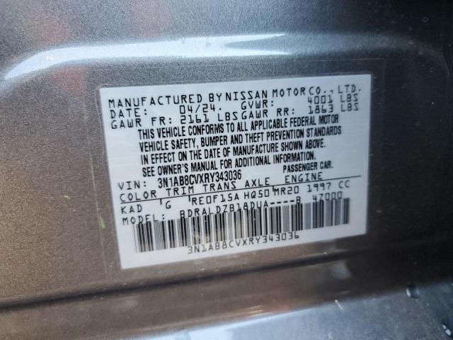 Photo 11 VIN: 3N1AB8CVXRY343036 - NISSAN SENTRA SV 