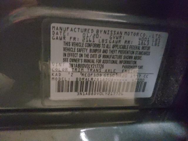 Photo 9 VIN: 3N1AB8DV0LY217726 - NISSAN SENTRA SR 