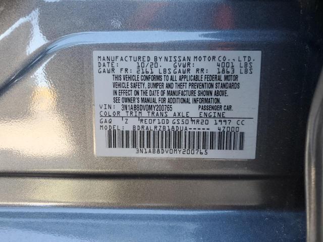 Photo 11 VIN: 3N1AB8DV0MY200765 - NISSAN SENTRA SR 