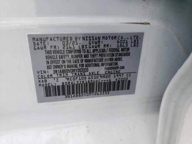 Photo 9 VIN: 3N1AB8DV0MY263333 - NISSAN SENTRA SR 