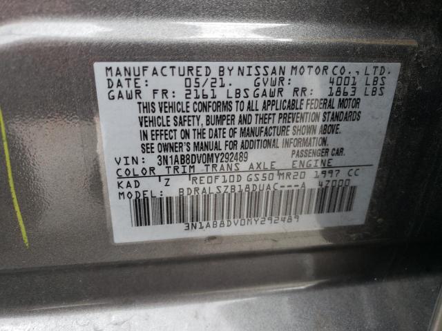 Photo 11 VIN: 3N1AB8DV0MY292489 - NISSAN SENTRA SR 