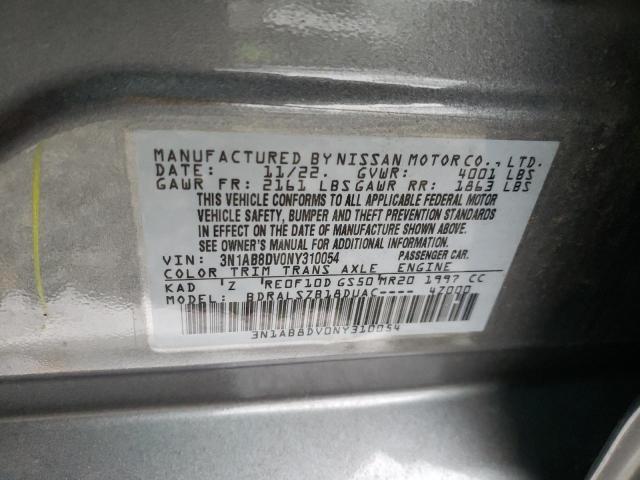 Photo 11 VIN: 3N1AB8DV0NY310054 - NISSAN SENTRA 