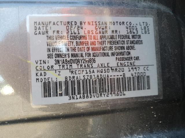 Photo 11 VIN: 3N1AB8DV0RY299806 - NISSAN SENTRA SR 