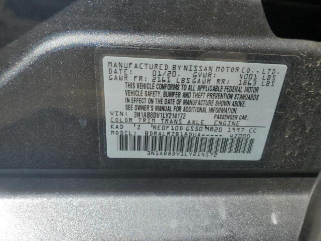 Photo 12 VIN: 3N1AB8DV1LY214172 - NISSAN SENTRA 