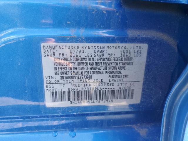 Photo 11 VIN: 3N1AB8DV1LY273948 - NISSAN SENTRA SR 