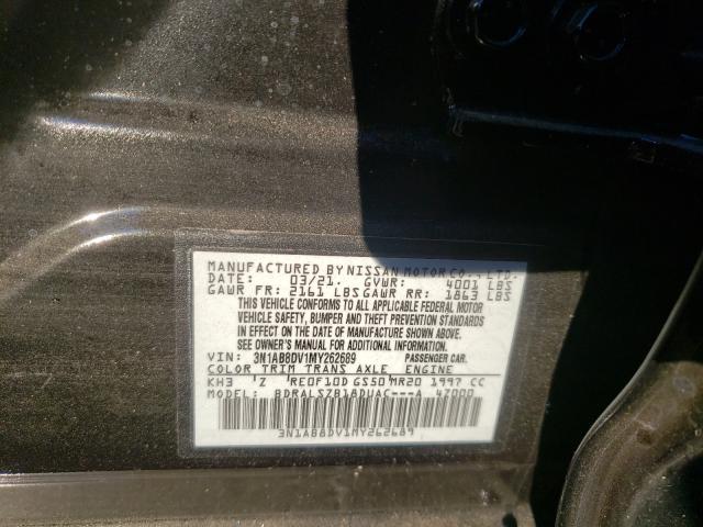 Photo 9 VIN: 3N1AB8DV1MY262689 - NISSAN SENTRA SR 