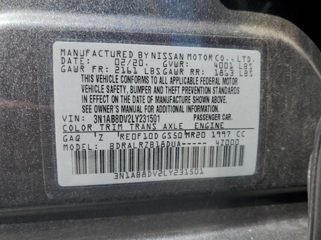 Photo 9 VIN: 3N1AB8DV2LY231501 - NISSAN SENTRA SR 