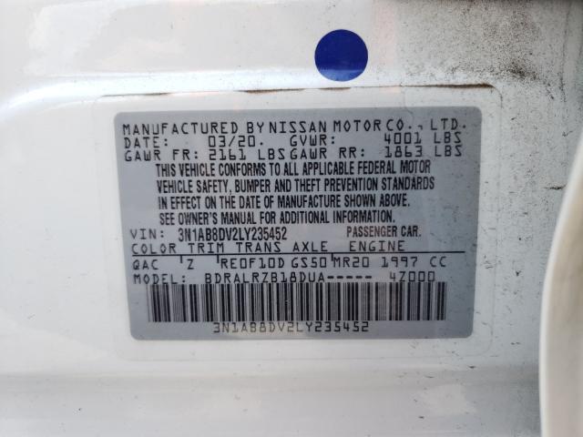 Photo 9 VIN: 3N1AB8DV2LY235452 - NISSAN SENTRA SR 