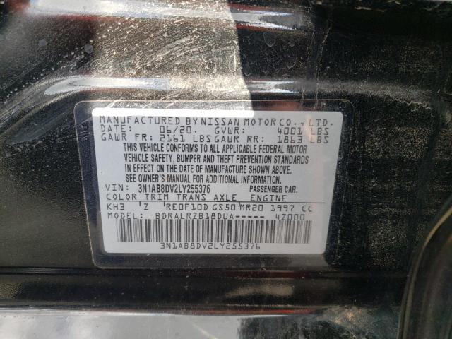 Photo 9 VIN: 3N1AB8DV2LY255376 - NISSAN SENTRA SR 