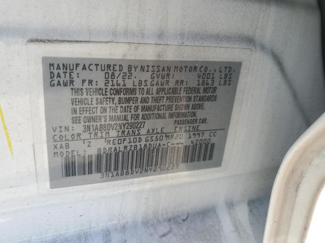 Photo 11 VIN: 3N1AB8DV2NY290227 - NISSAN SENTRA 