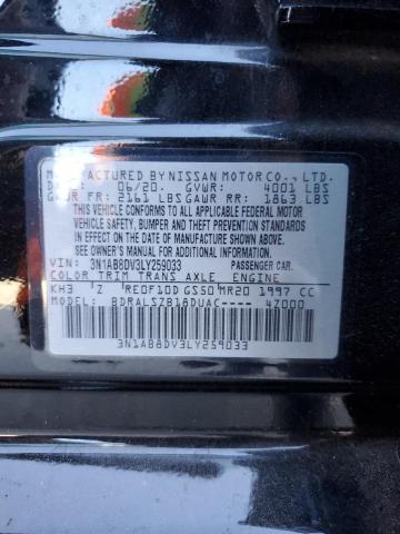 Photo 12 VIN: 3N1AB8DV3LY259033 - NISSAN SENTRA 