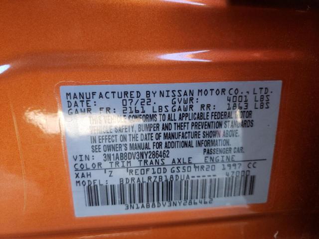 Photo 11 VIN: 3N1AB8DV3NY286462 - NISSAN SENTRA 