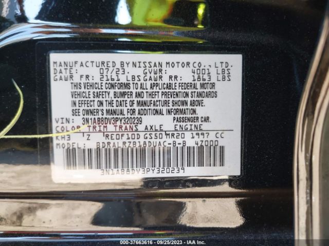 Photo 8 VIN: 3N1AB8DV3PY320239 - NISSAN SENTRA 