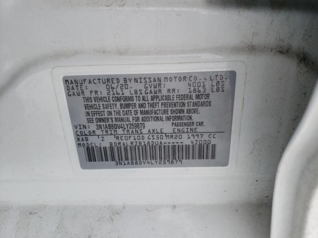 Photo 11 VIN: 3N1AB8DV4LY259879 - NISSAN SENTRA 