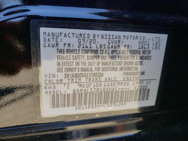 Photo 11 VIN: 3N1AB8DV4LY296284 - NISSAN SENTRA SR 