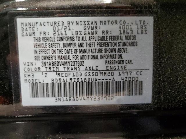 Photo 11 VIN: 3N1AB8DV4MY237902 - NISSAN SENTRA SR 