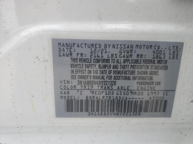 Photo 11 VIN: 3N1AB8DV4NY221328 - NISSAN SENTRA SR 