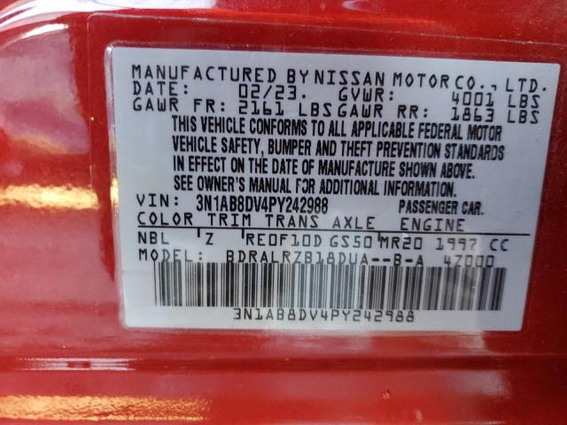 Photo 11 VIN: 3N1AB8DV4PY242988 - NISSAN SENTRA 