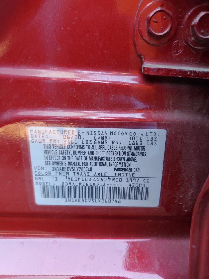 Photo 11 VIN: 3N1AB8DV5LY260748 - NISSAN SENTRA 