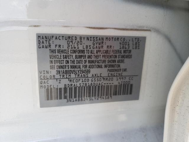 Photo 9 VIN: 3N1AB8DV5LY294589 - NISSAN SENTRA SR 