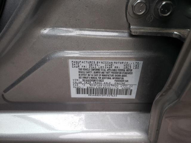 Photo 9 VIN: 3N1AB8DV5MY319623 - NISSAN SENTRA SR 