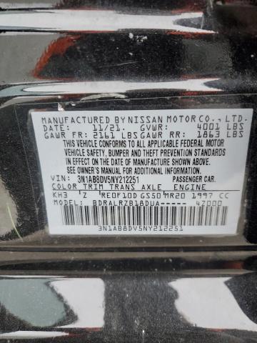 Photo 11 VIN: 3N1AB8DV5NY212251 - NISSAN SENTRA SR 