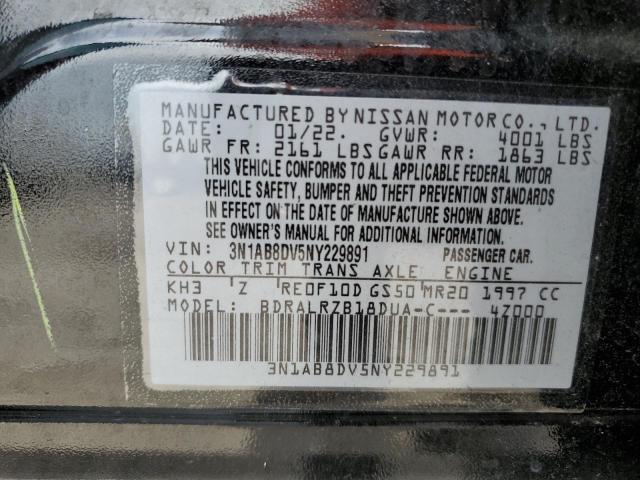 Photo 11 VIN: 3N1AB8DV5NY229891 - NISSAN SENTRA SR 